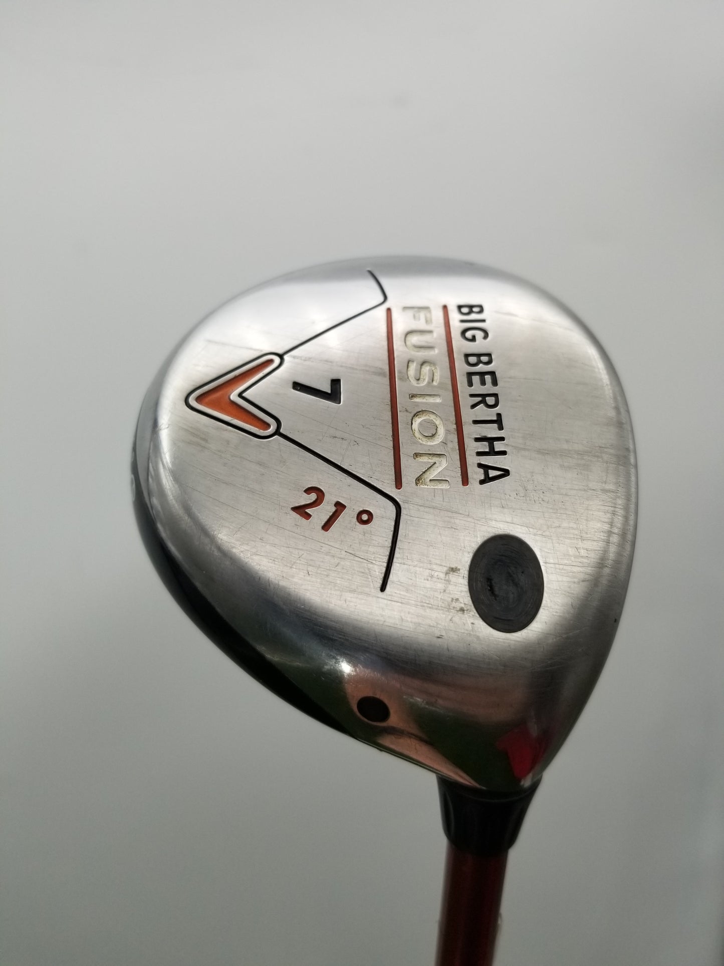 2006 CALLAWAY BIG BERTHA FUSION 7 WOOD 21* SENIOR ALDILA NVS ORANGE 55 FAIR