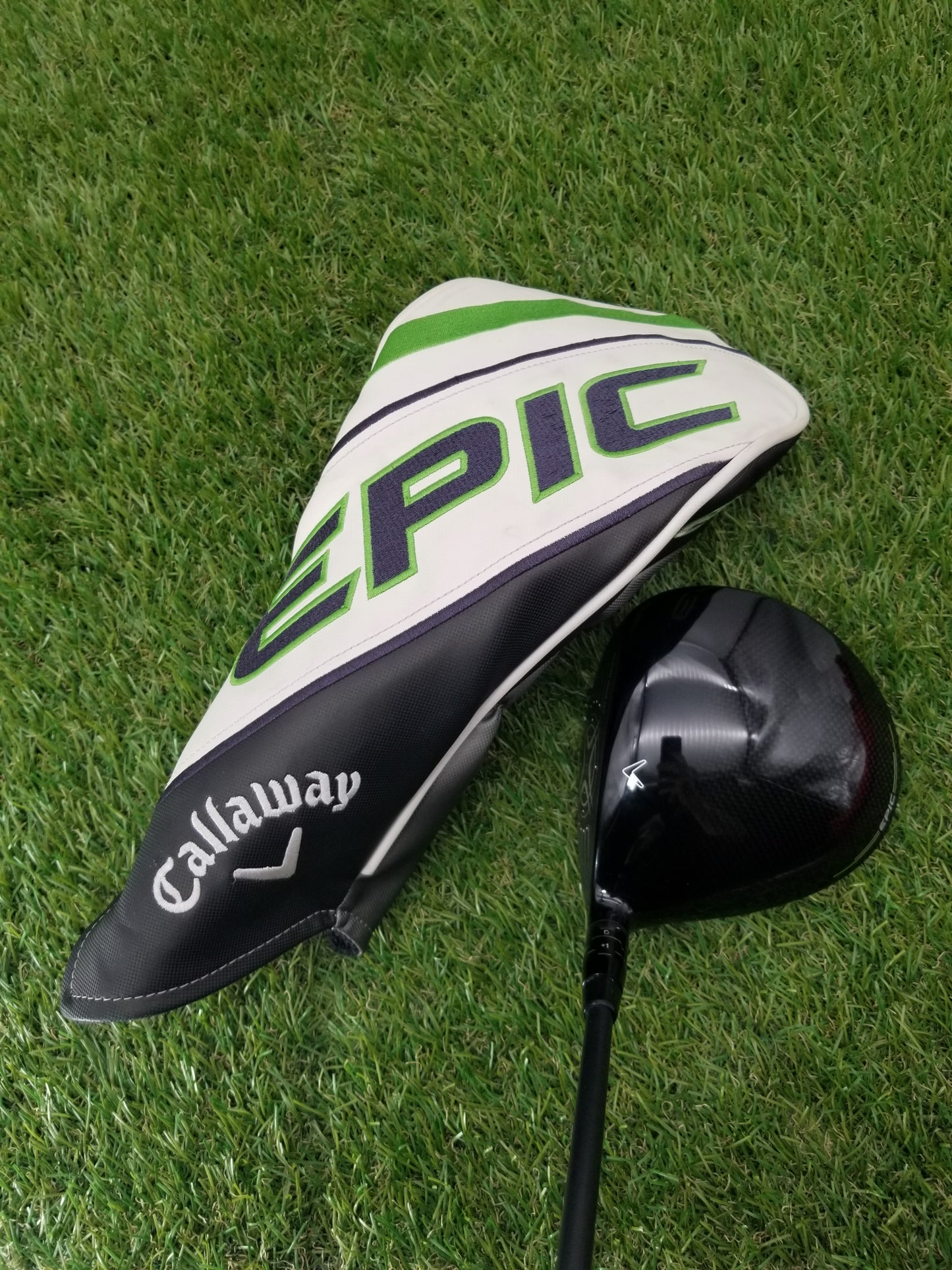 2021 CALLAWAY EPIC MAX DRIVER 10.5* REGULAR HZRDUS SMOKE GREEN IM10 +HC GOOD