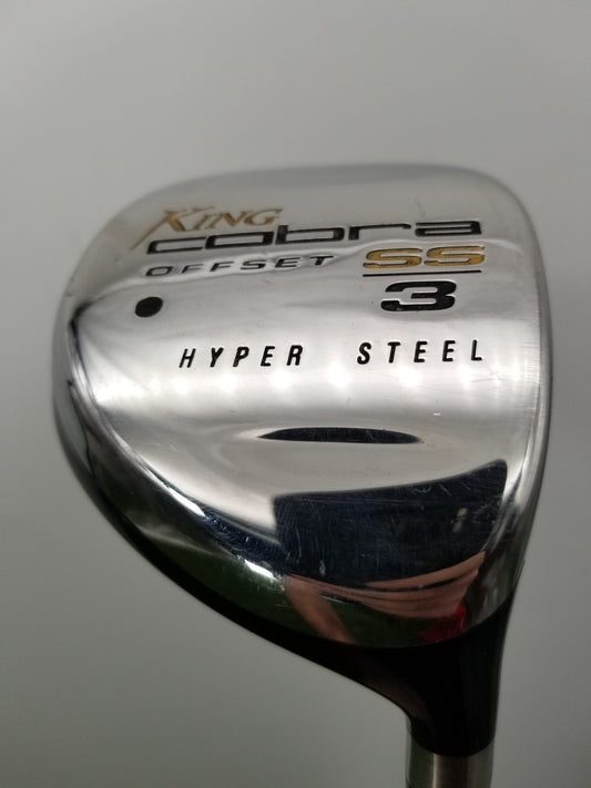 2002 COBRA SS HYPER STEEL OFFSET 3 WOOD REGULAR ALDILA HM TOUR 43" +HC GOOD