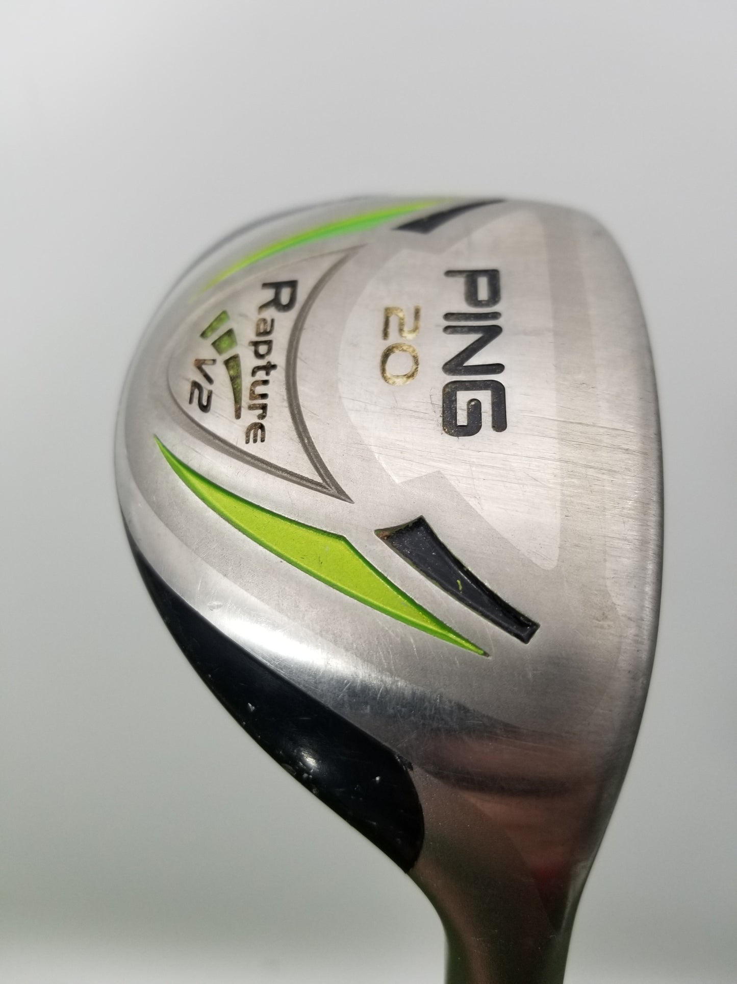 2009 PING RAPTURE V2 4 HYBRID 20* STIFF PING TFC 939 GREEN FAIR