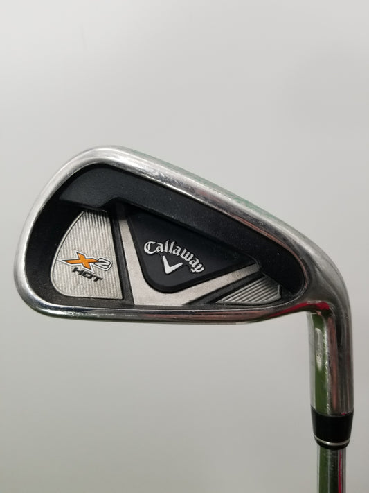 2013 CALLAWAY X2 HOT 6 IRON REGULAR TRUE TEMPER SPEED STEP 85 37.5 GOOD