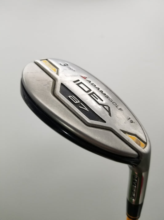 ADAMS IDEA A7 3 HYBRID IRON 19* REGULAR UST PROFORCE AXIVCORE GOOD