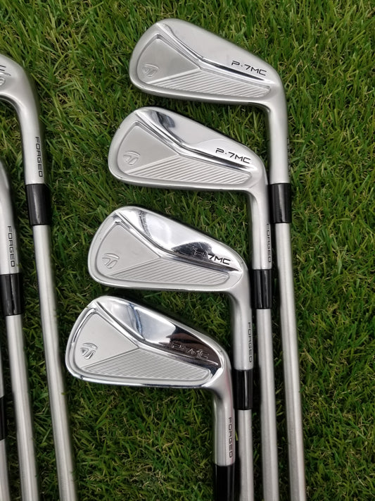 2023 TAYLORMADE P7MC IRON SET 4-PW STIFF KBS C-TAPER LITE 110 DEMO