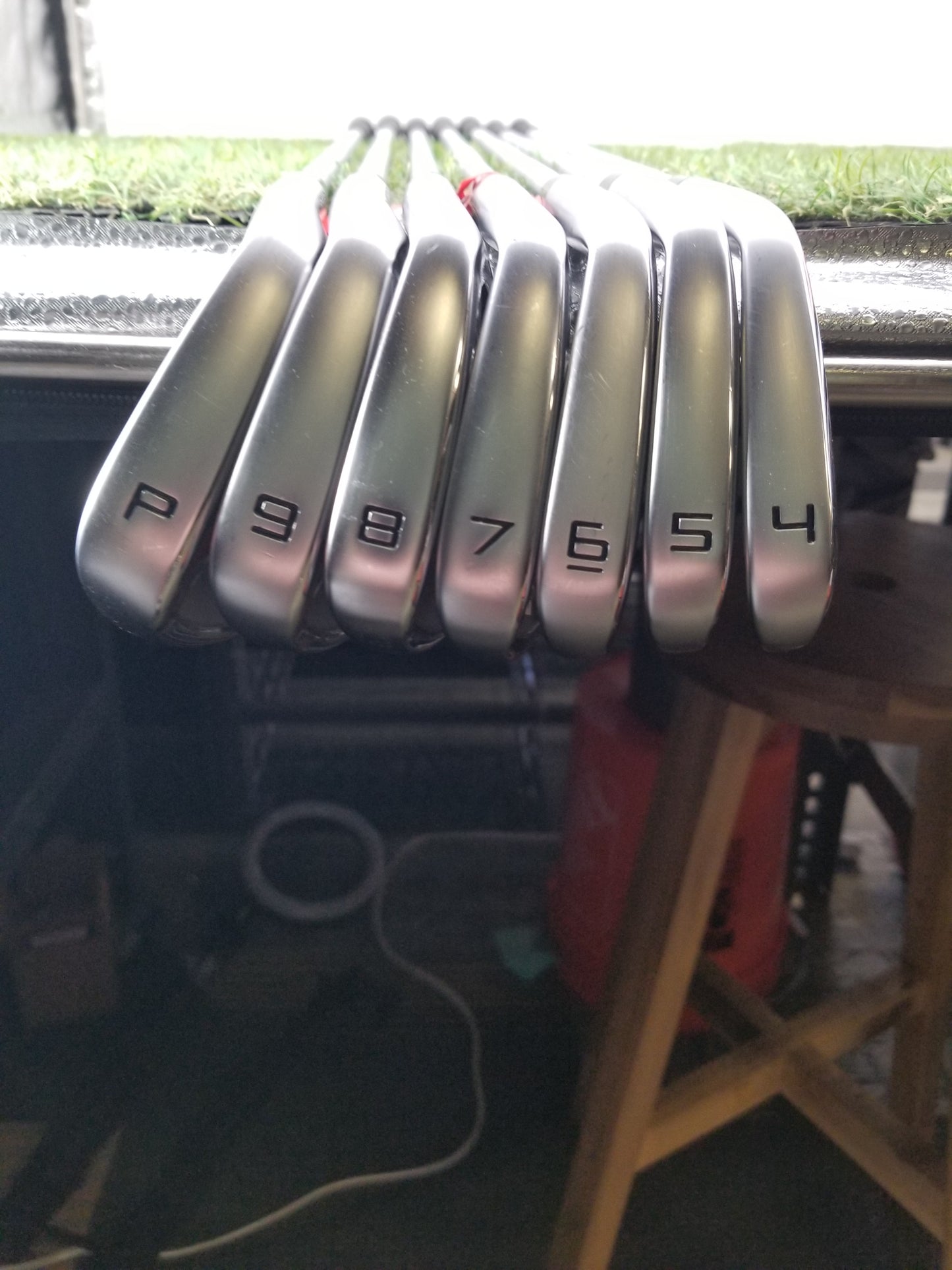 2023 TAYLORMADE P7MC IRON SET 4-PW STIFF KBS C-TAPER LITE 110 DEMO