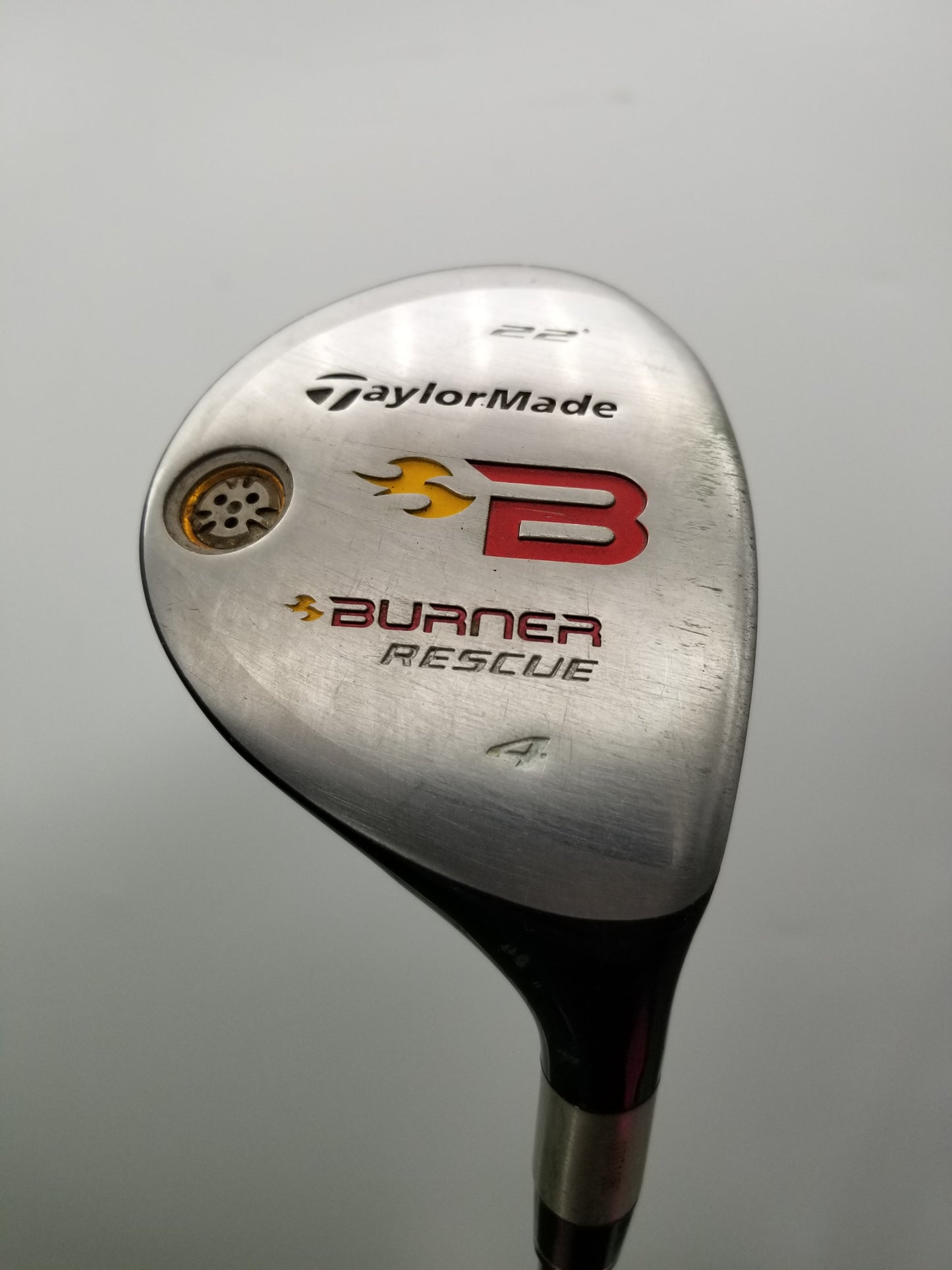 2008 TAYLORMADE BURNER RESCUE 4 HYBRID 22* REGULAR REAX 60 SUPERFAST FAIR