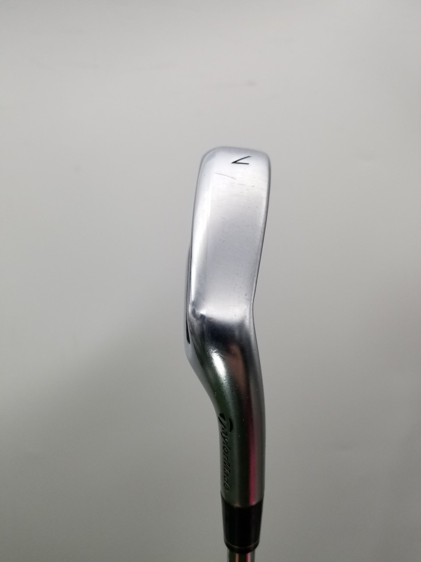 2010 TAYLORMADE R9 7 IRON STIFF BURNER 85 STEEL 37" GOOD