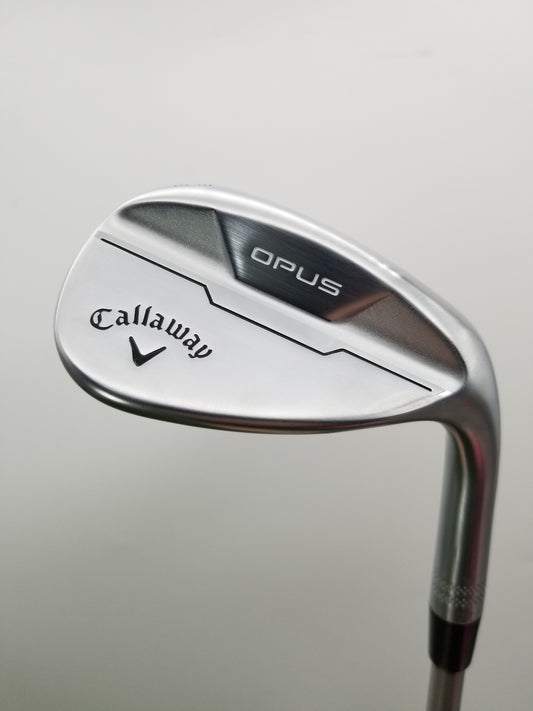 2024 CALLAWAY OPUS PLATINUM CHROME WEDGE 58*/10S STIFF STEELFIBER I110CW DEMO