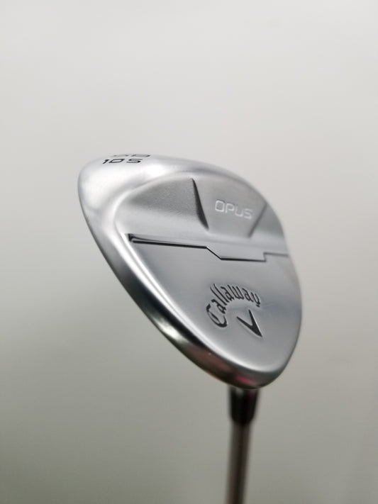 2024 CALLAWAY OPUS PLATINUM CHROME WEDGE 58*/10S STIFF STEELFIBER I110CW DEMO