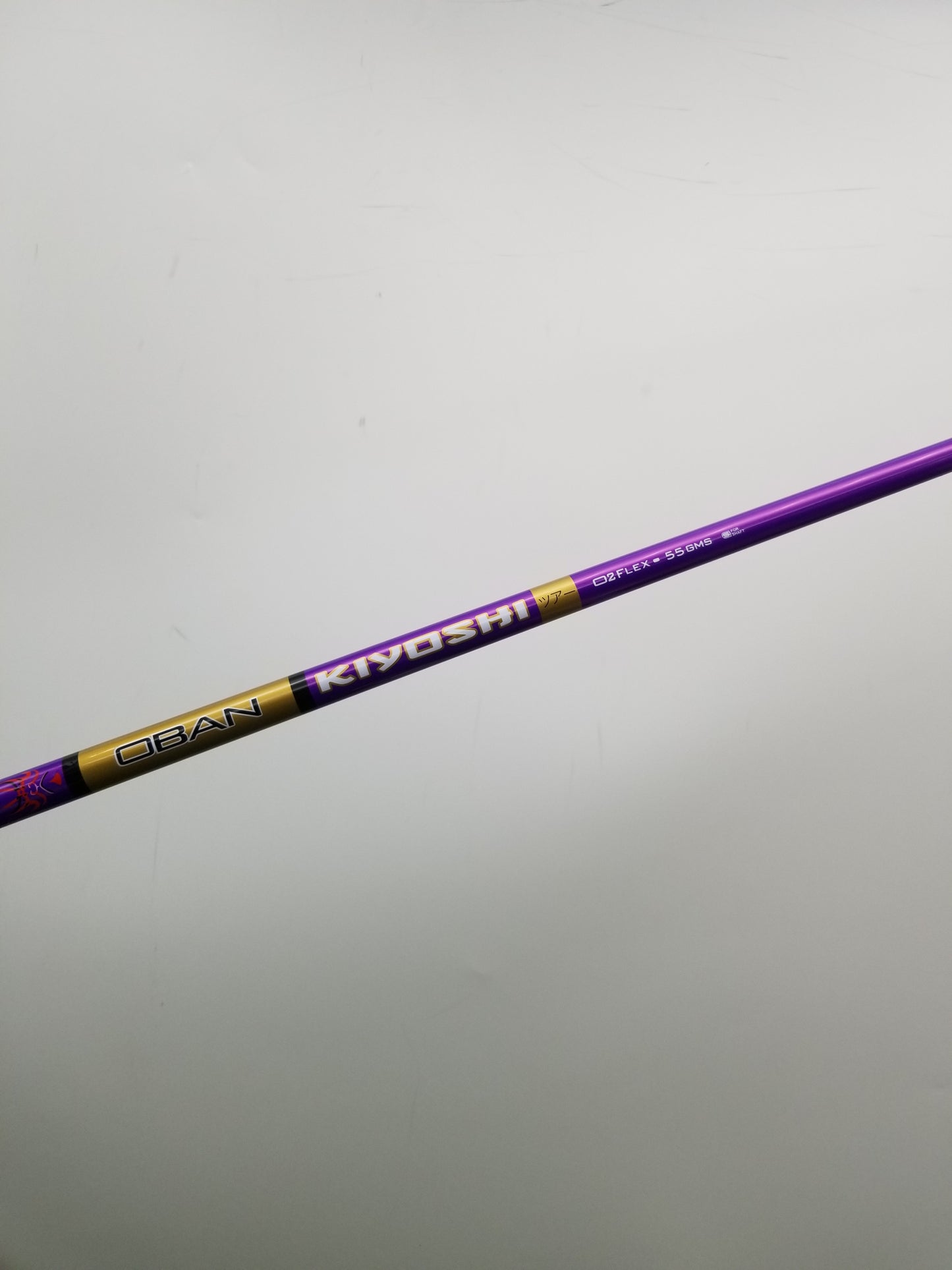 OBAN KIYOSHI PURPLE 55 DRIVER SHAFT SENIOR 55G CALLAWAY TIP 44.5" VERYGOOD