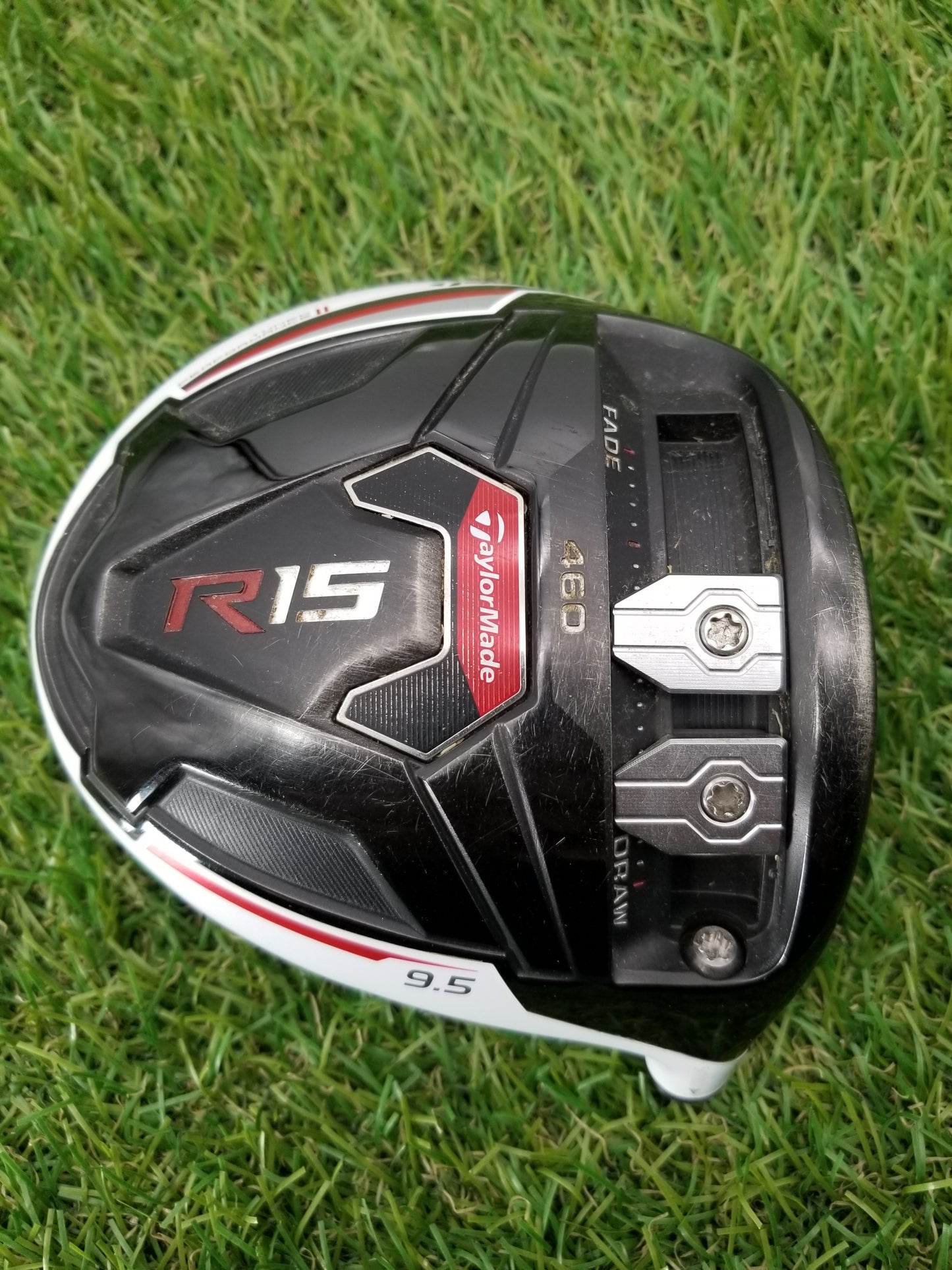 2014 TAYLORMADE R15 460 DRIVER 9.5* CLUBHEAD ONLY GOOD