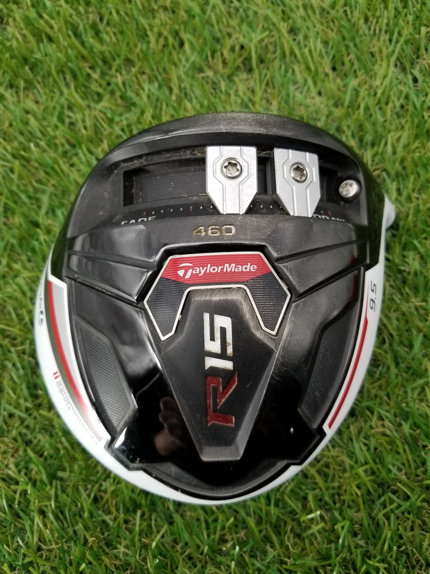 2014 TAYLORMADE R15 460 DRIVER 9.5* CLUBHEAD ONLY GOOD