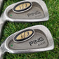 LEFTY 2000 PING I3 OS IRON SET 3-PW,SW STIFF CUSHIN JZ FAIR