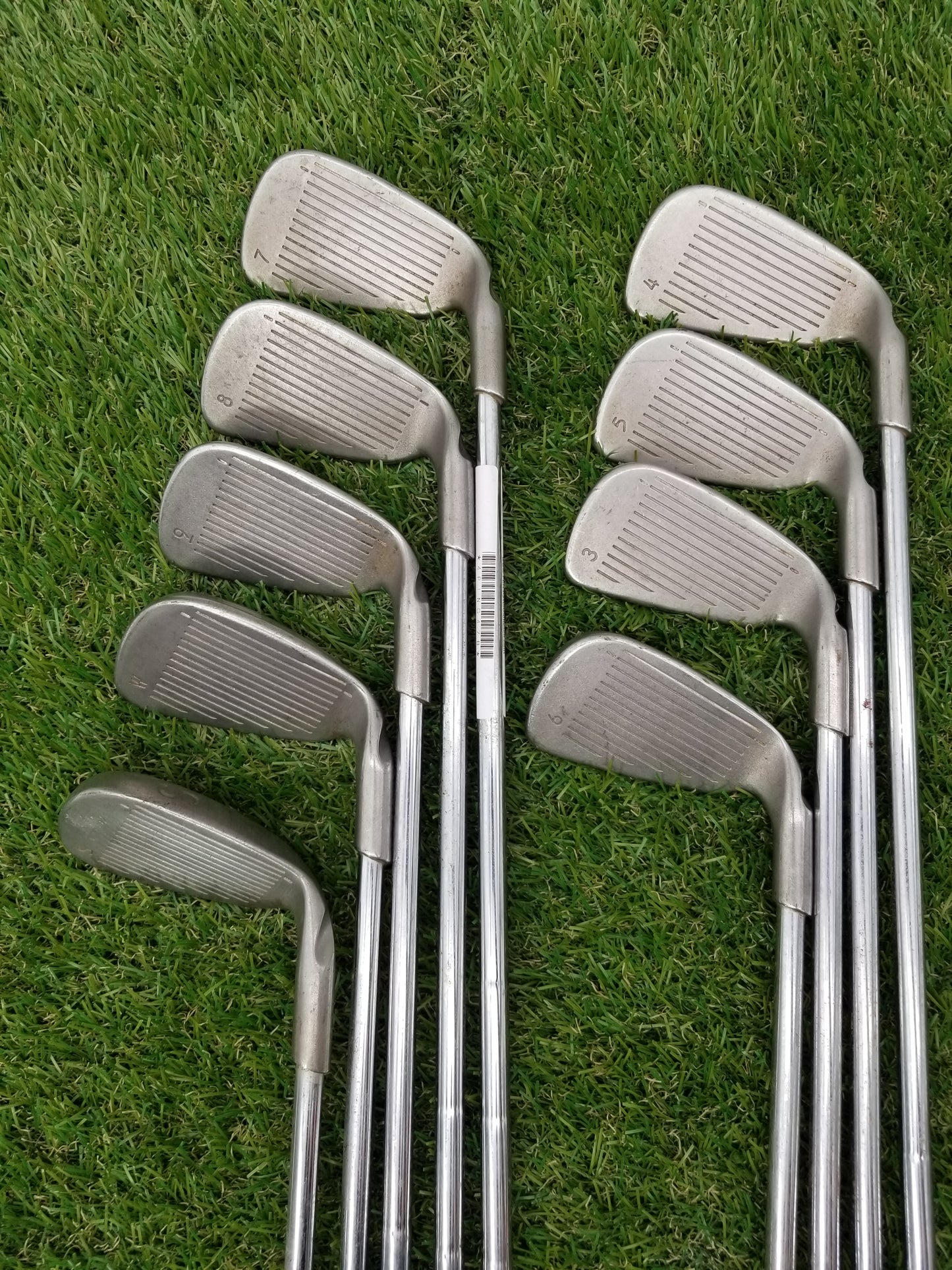 LEFTY 2000 PING I3 OS IRON SET 3-PW,SW STIFF CUSHIN JZ FAIR