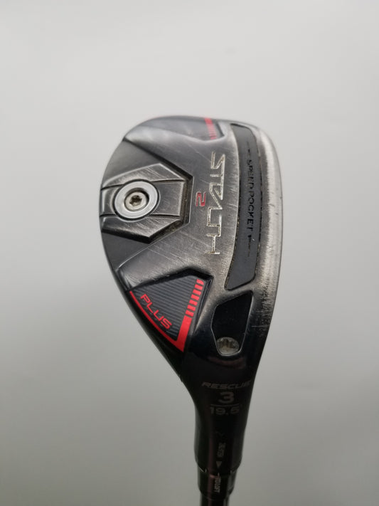 2023 TAYLORMADE STEALTH 2 PLUS 3 HYBRID 19.5* STIFF KAILI RED 85 +HC VERYGOOD