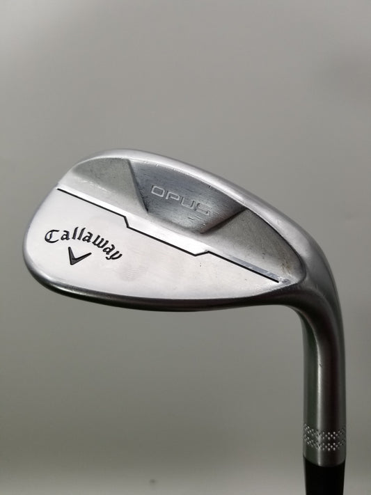 2024 CALLAWAY OPUS PLATINUM CHROME WEDGE 52*/10S STIFF STEELFIBER 35" VERYGOOD