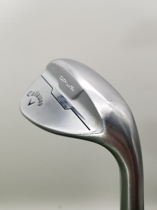 2024 CALLAWAY OPUS PLATINUM CHROME WEDGE 52*/10S STIFF STEELFIBER 35" VERYGOOD