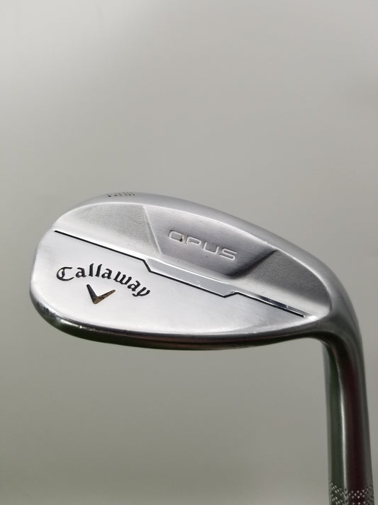 2024 CALLAWAY OPUS PLATINUM CHROME WEDGE 58*/8C STIFF STEELFIBER I110 34.5" GOOD