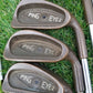 PING EYE 2 BERYLLIUM COPPER IRON SET 2-PW,SW REUGLAR STEEL SHAFT GOOD