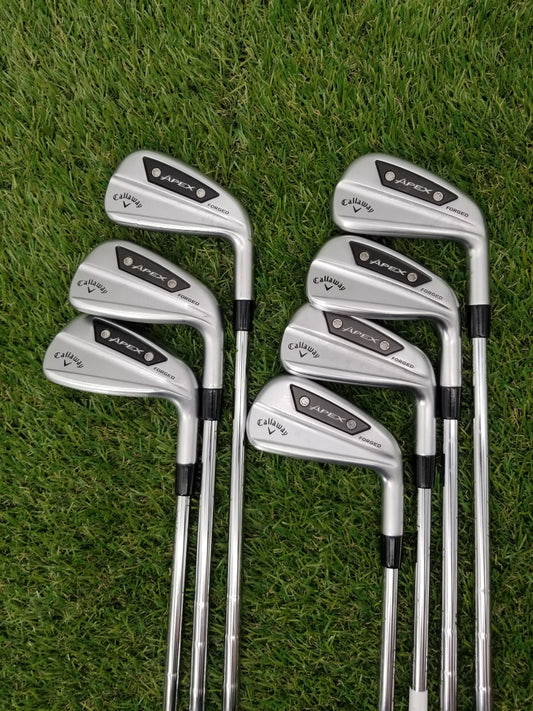 2024 CALLAWAY APEX AI200 IRON SET 4-PW STIFF KBS TOUR 120 GOOD