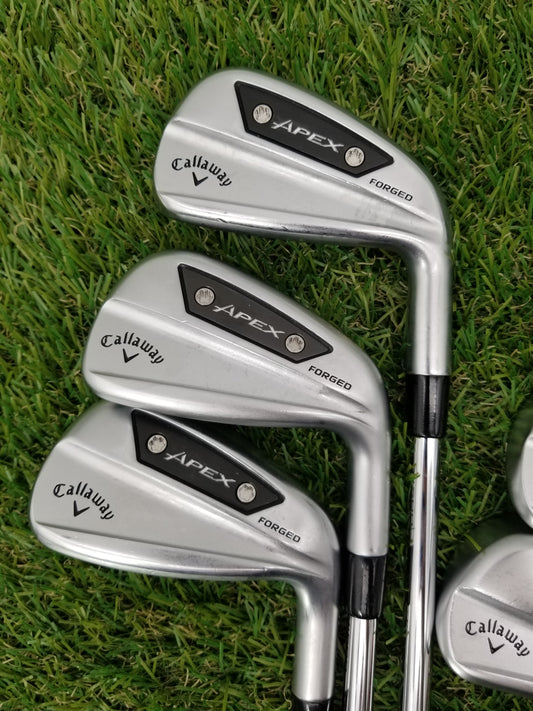 2024 CALLAWAY APEX AI200 IRON SET 4-PW STIFF KBS TOUR 120 GOOD