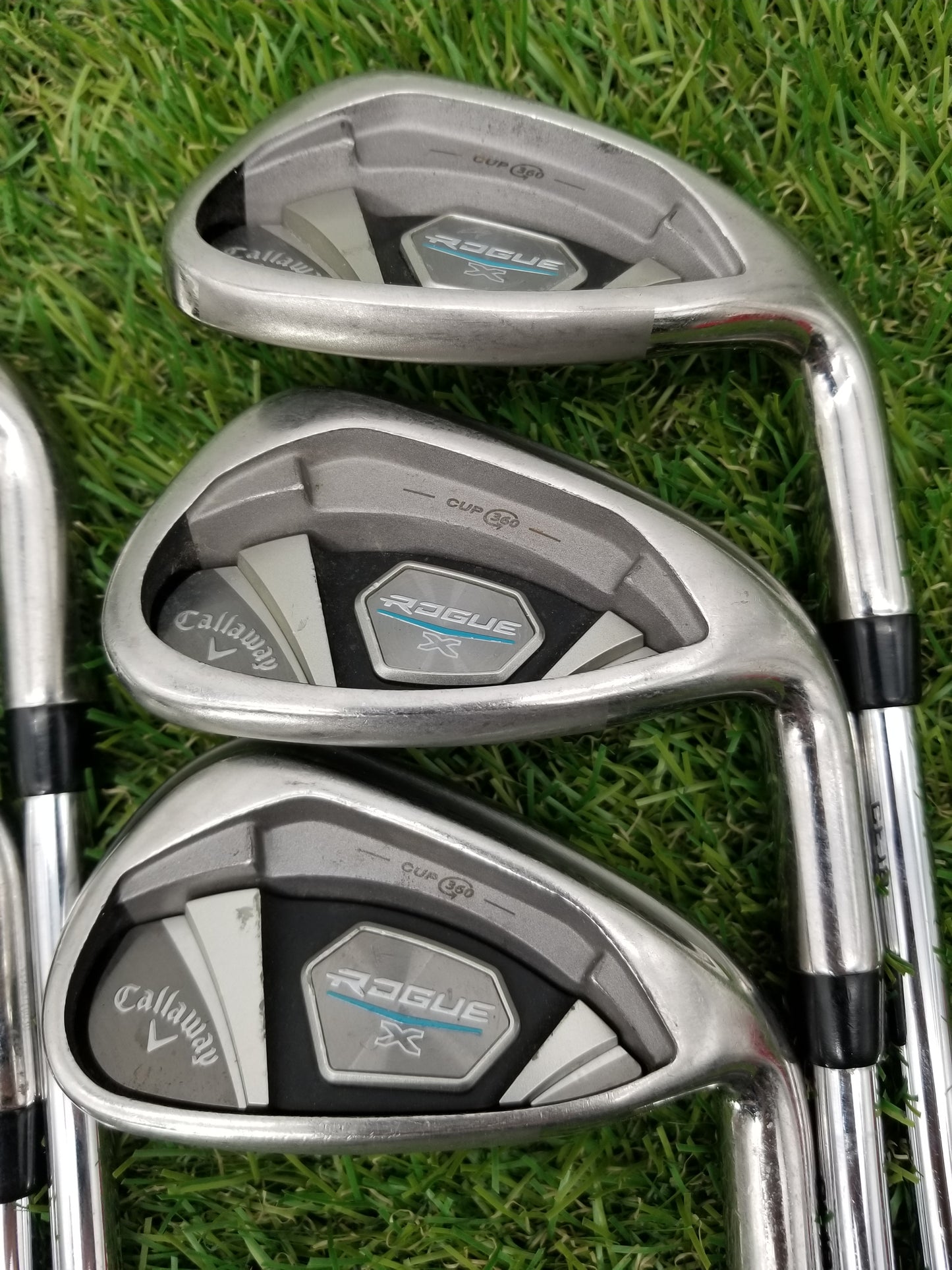 2018 CALLAWAY ROGUE X IRON SET 6-PW,AW REGULAR KBS MAX 90 GOOD