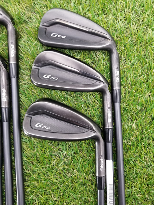 2022 PING G710 IRON SET 6-PW,UW SENIOR PING ALTA CB AWT GOOD