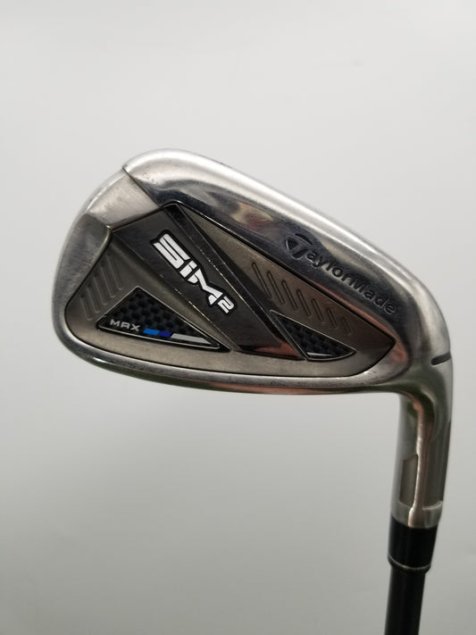 2021 TAYLORMADE SIM2 MAX 8 IRON REGULAR KBS MAX GRAPHITE 65 35.5" GOOD