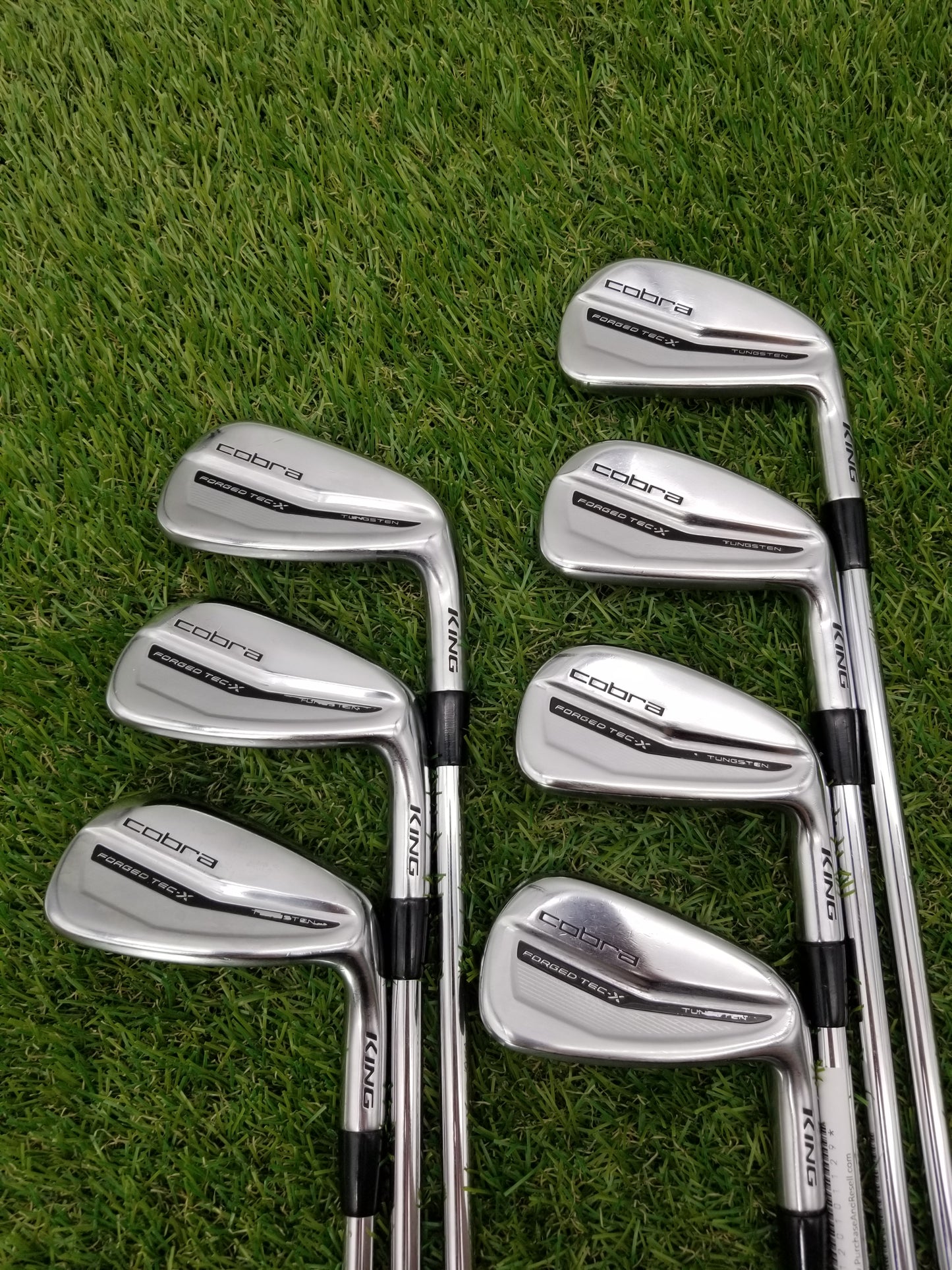 2022 COBRA FORGED TEC X IRON 5-PW,GW STIFF TRUE TEMPER ELEVATE GOOD