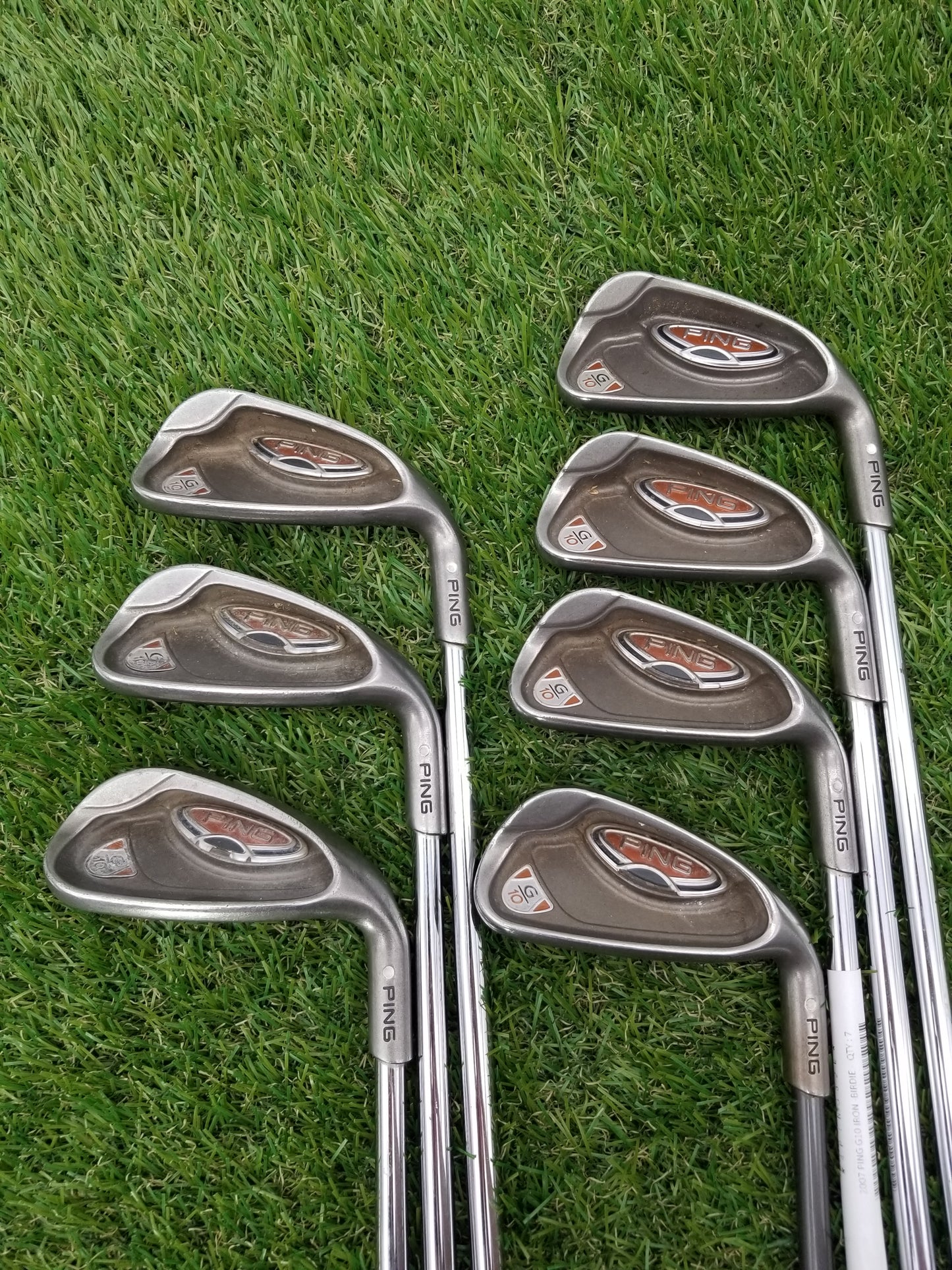 2007 PING G10 IRON SET 5-PW,SW REGULAR PING AWT GOOD