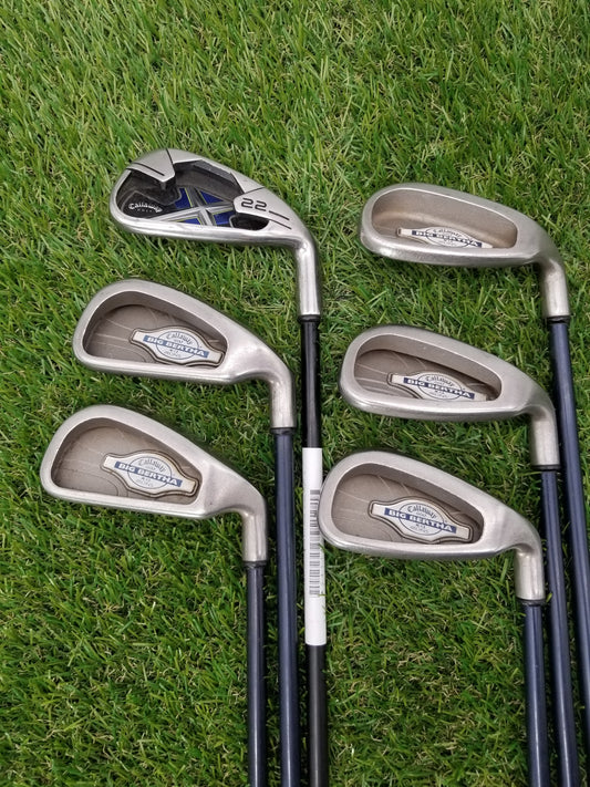 1998 CALLAWAY BIG BERTHA X12 IRON SET 5-PW FIRM FLEX RCH 99 GOOD