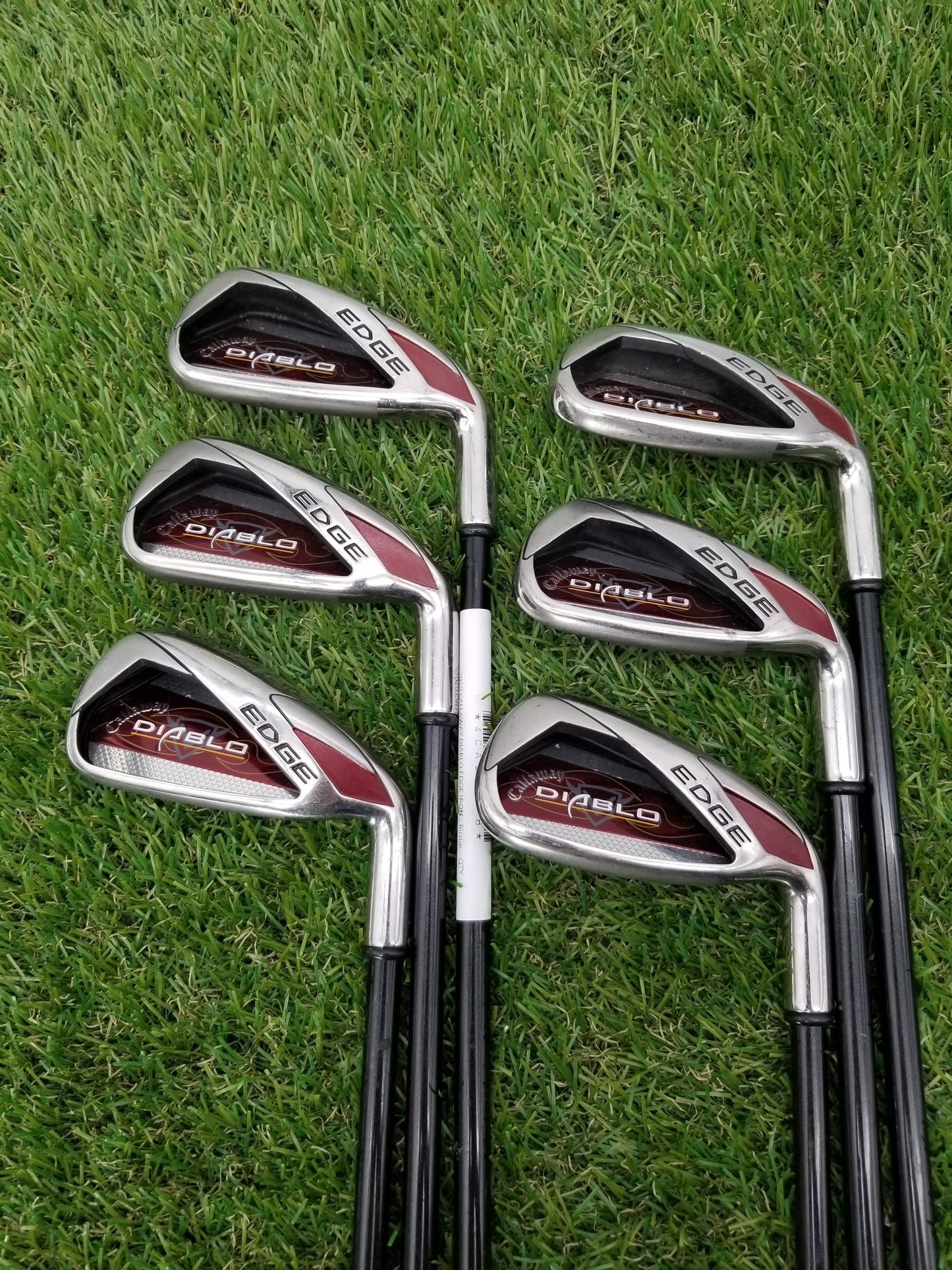 2010 CALLAWAY DIABLO EDGE IRON SET 5-PW SENIOR CALLAWAY GRAPHITE 65G GOOD