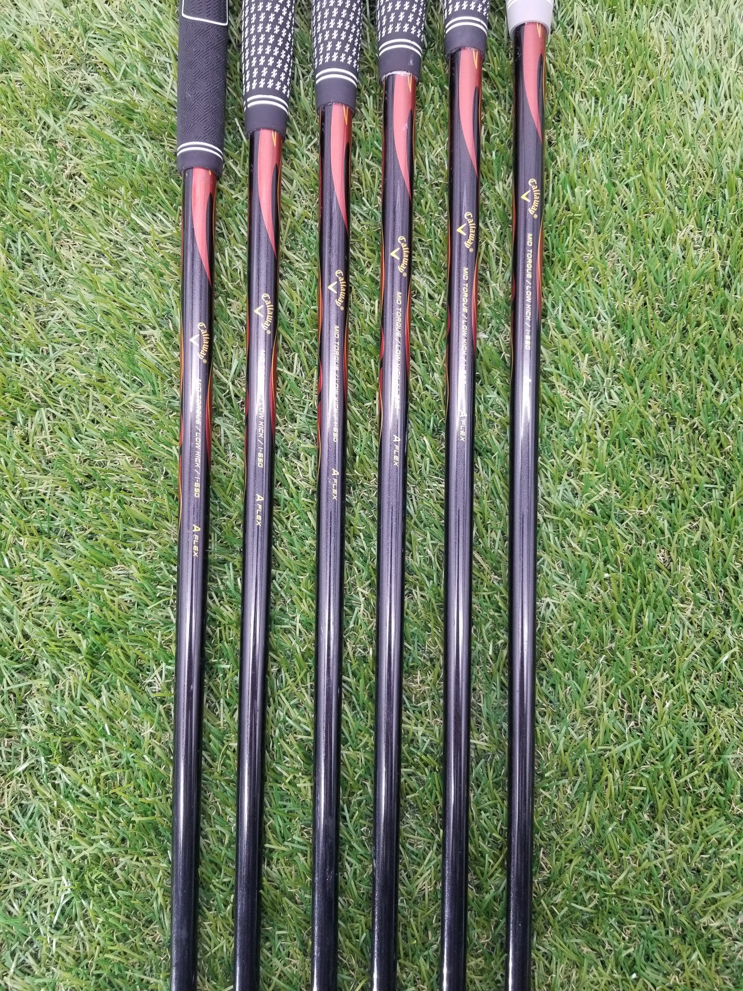 2010 CALLAWAY DIABLO EDGE IRON SET 5-PW SENIOR CALLAWAY GRAPHITE 65G GOOD