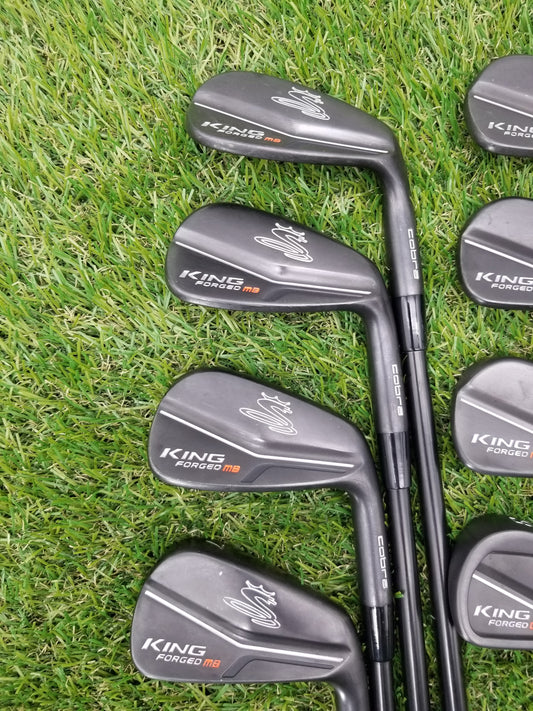 2019 COBRA KING FORGED MB/CB COMBO IRON SET 3-PW XSTIFF PROJ.X LZ VERYGOOD