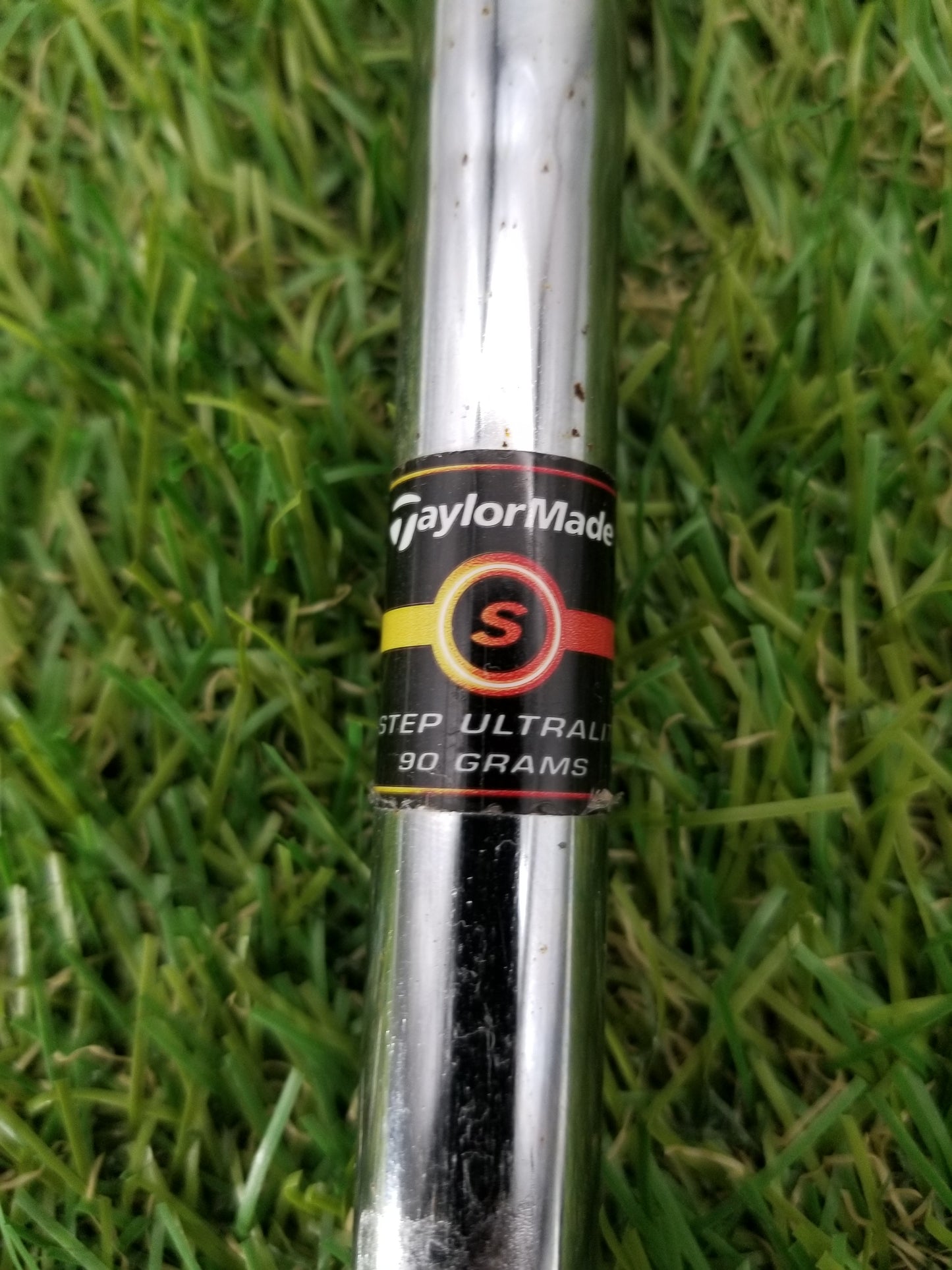 2005 TAYLORMADE RAC OS 9 IRON STIFF T-STEP 90G 35.5" FAIR