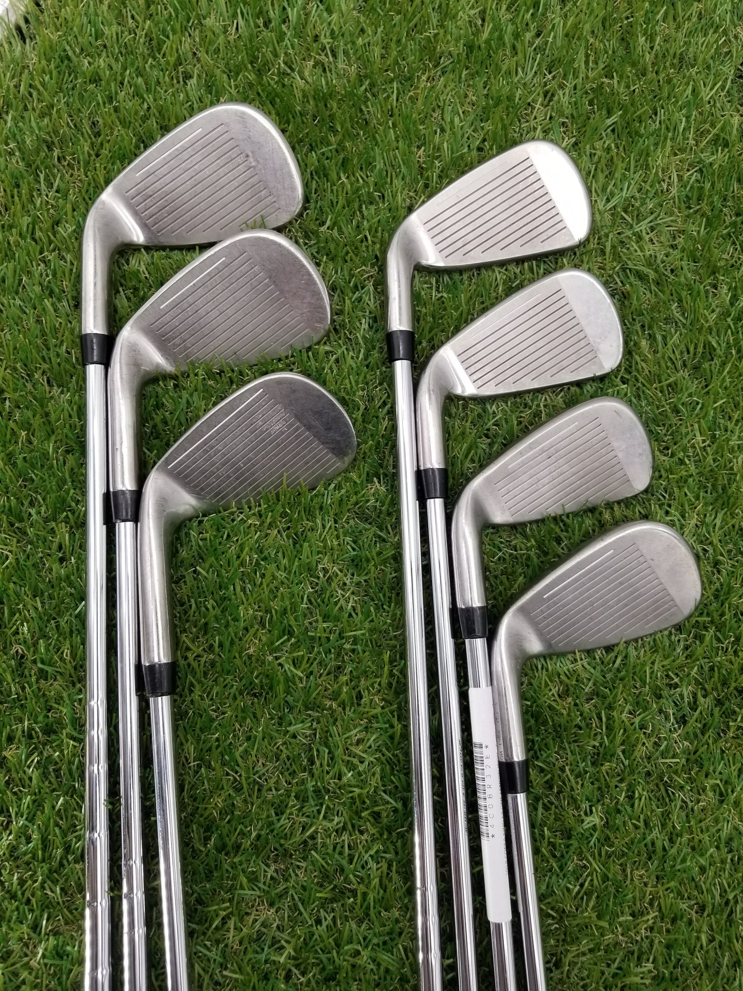 2018 COBRA KING F8 ONE LENGTH IRON SET 5-PW,GW STIFF ONE FLIGHTED GOOD