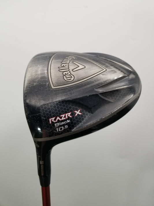 LEFTY 2011 CALLAWAY RAZR X BLACK DRIVER GRAFFLOY PROLUANCH 65 RED FAIR