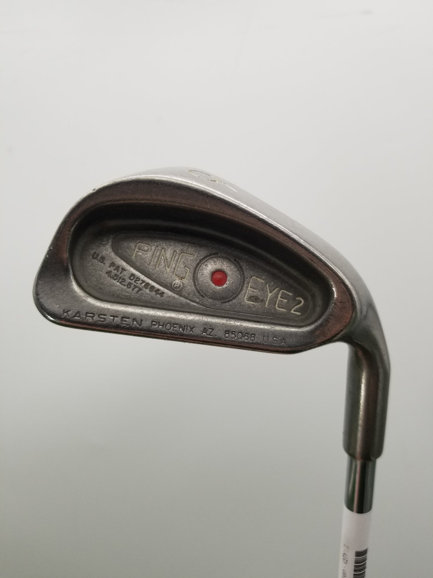 PING EYE 2 6 IRON STIFF KARSTEN STEEL 37.5" RED DOT FAIR