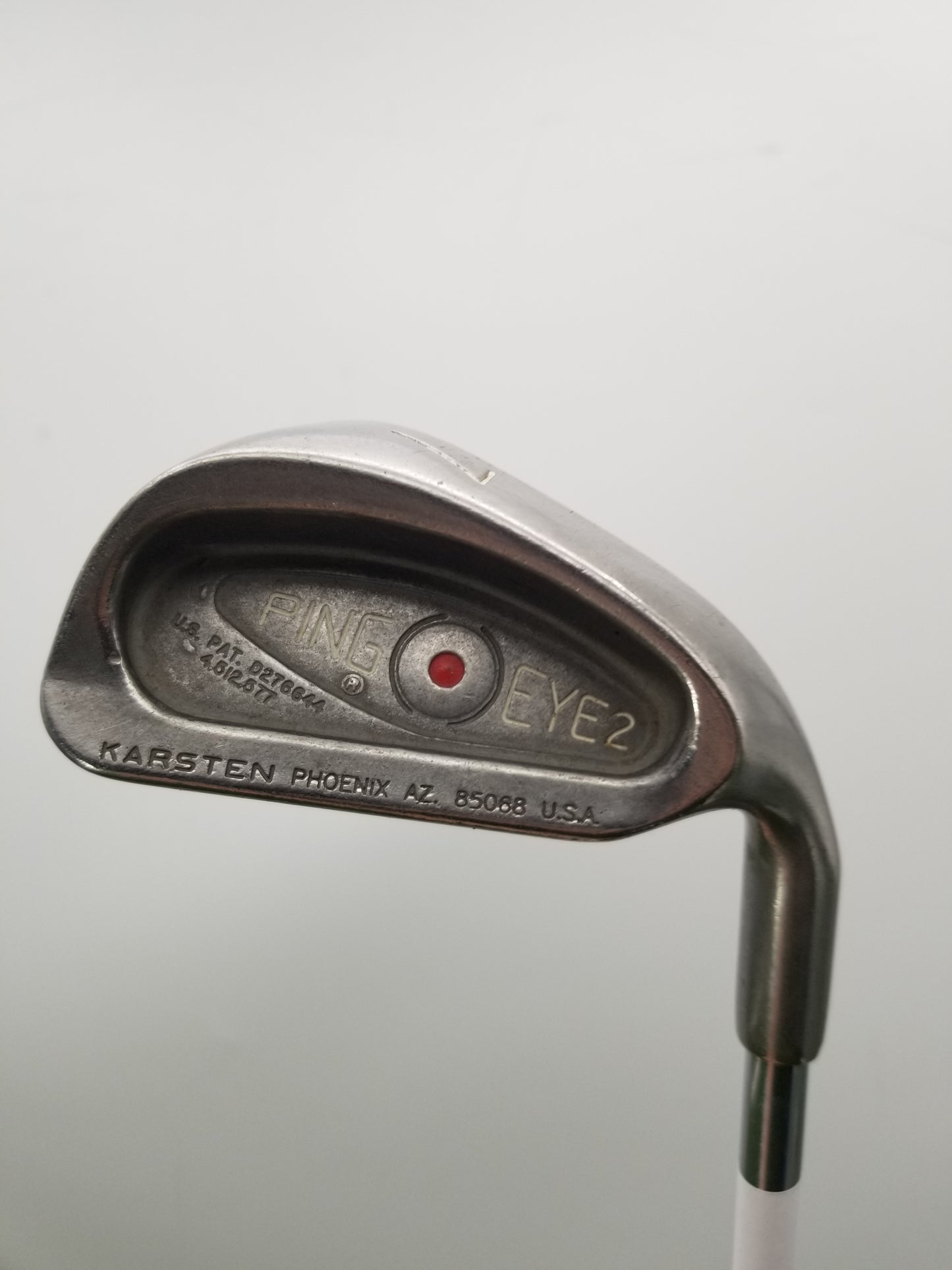 PING EYE 2 7 IRON STIFF KARSTEN STEEL 37" RED DOT FAIR