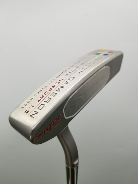 SCOTTY CAMERON STUDIO STYLE NEWPORT 1.5 PUTTER 35" +HC VERYGOOD