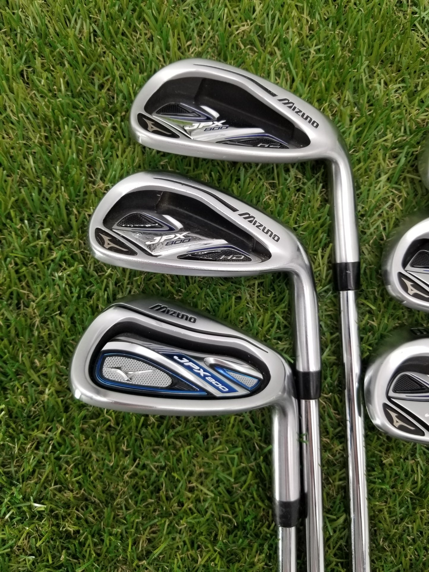 2010 MIZUNO JPX800 HD IRON SET 6-PW,SW REGULAR TT DYNALITE GOLD XP R300 GOOD