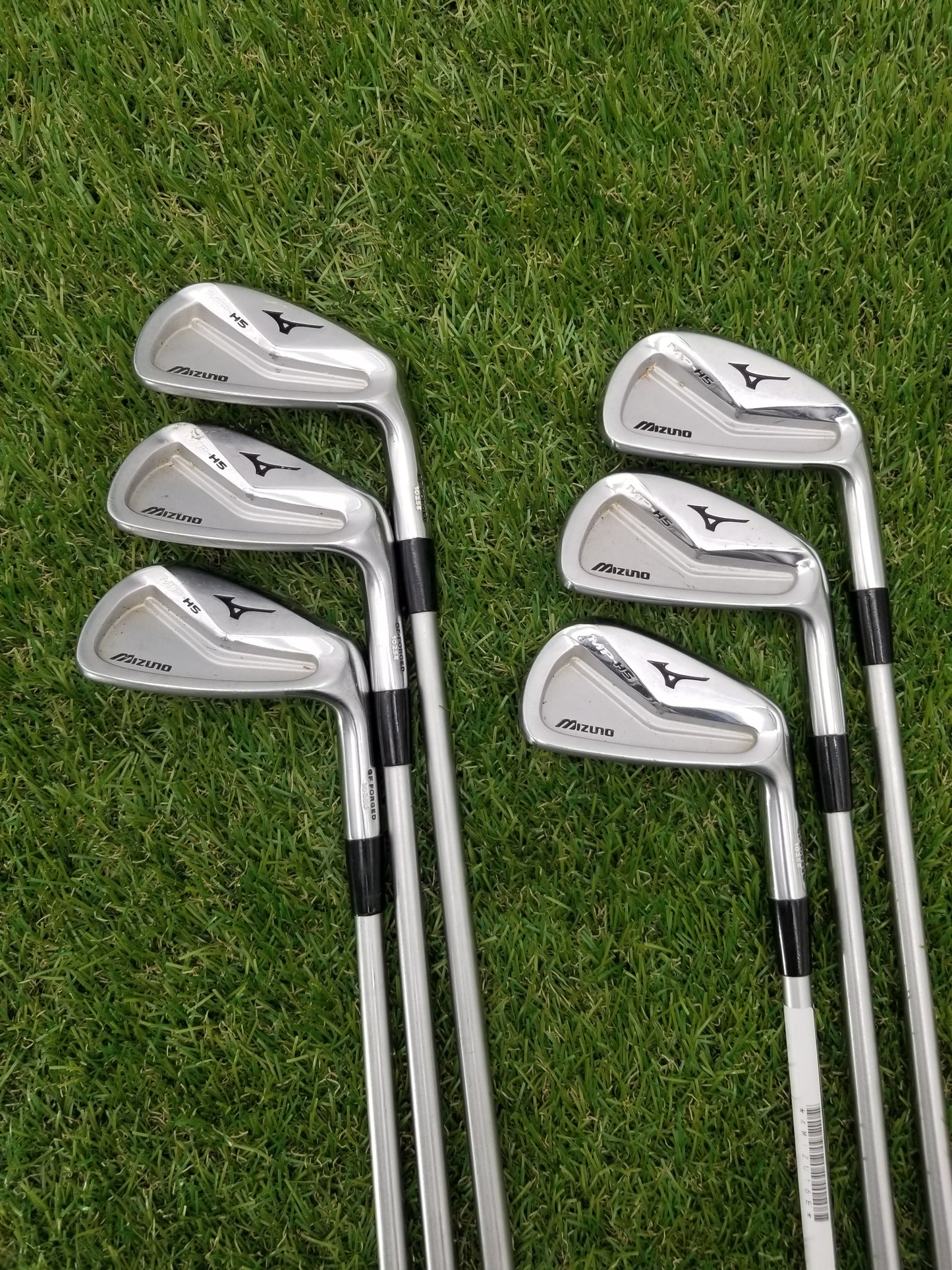 2014 MIZUNO MP H5 IRON SET 5-PW STIFF KBS TOUR C-TAPER LITE 110 GOOD