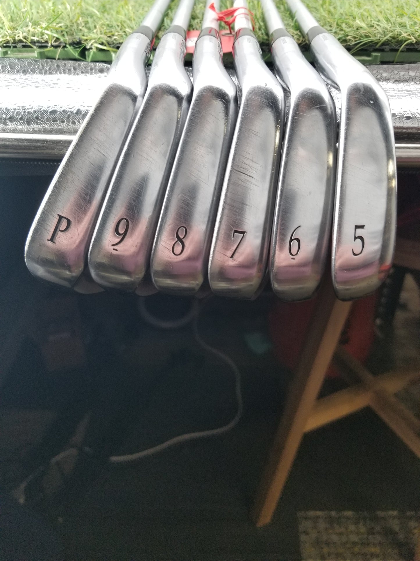 2014 MIZUNO MP H5 IRON SET 5-PW STIFF KBS TOUR C-TAPER LITE 110 GOOD