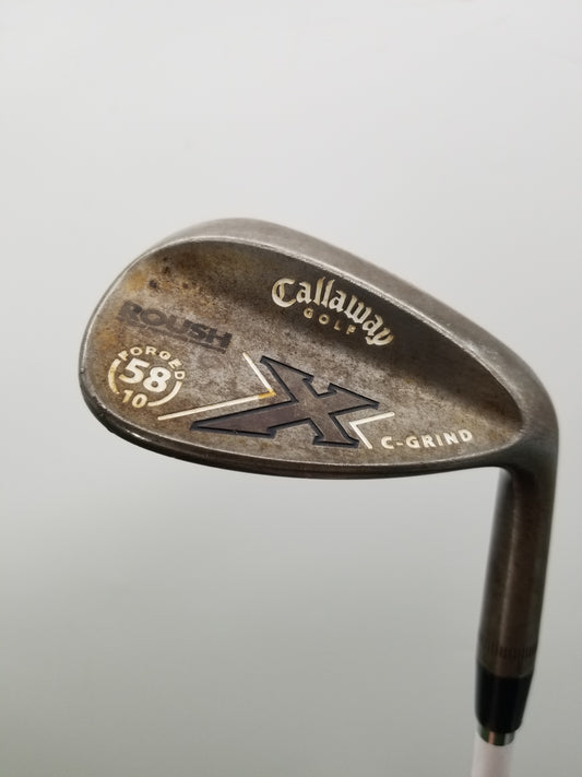 2004 CALLAWAY FORGED DARK CHROME WEDGE 58*/10C STIFF NIPPON 1050GH 34.5" FAIR