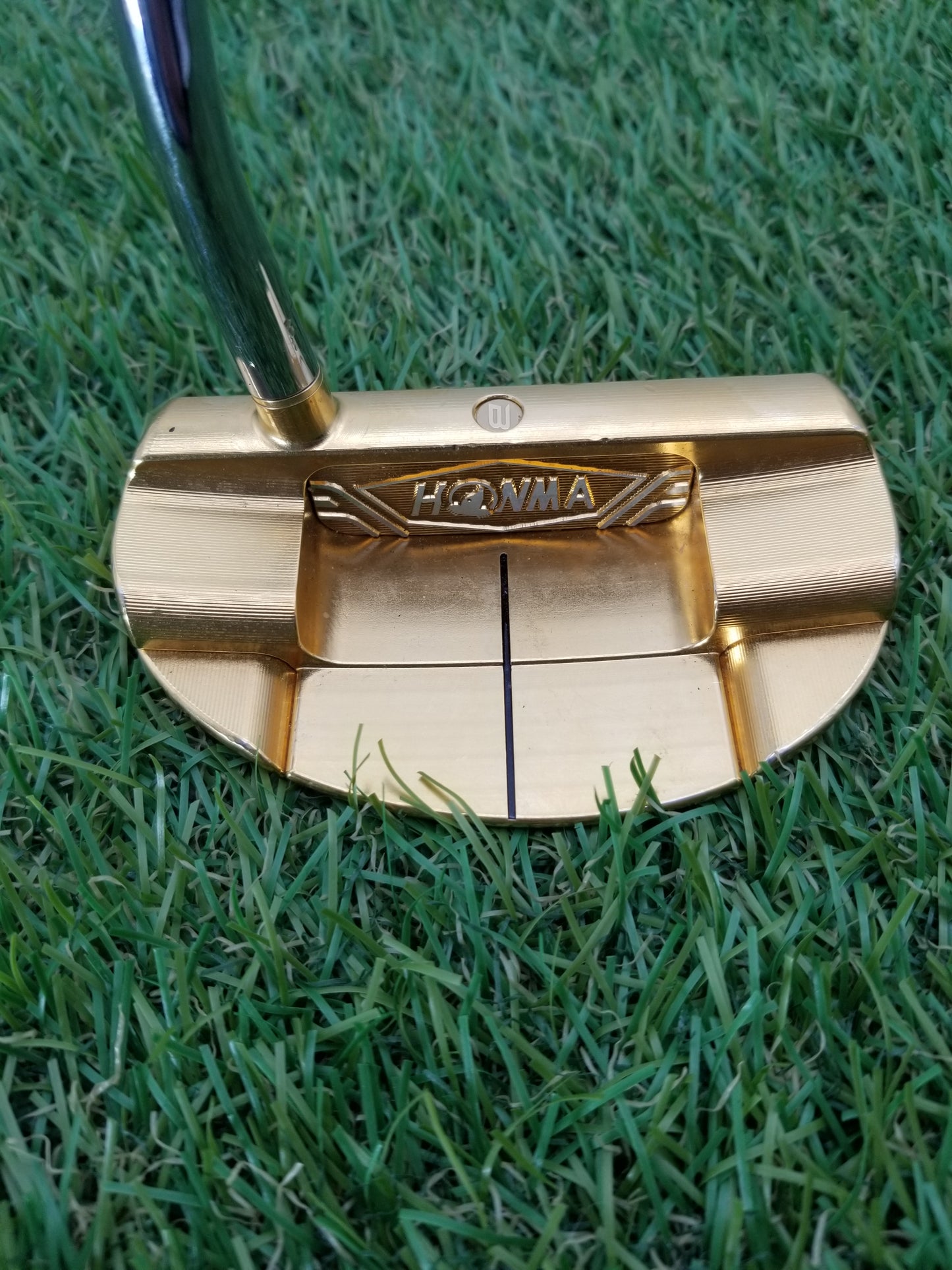 HONMA BERES PP-102 CNC MILLED GOLD PUTTER 35" +HC VERYGOOD