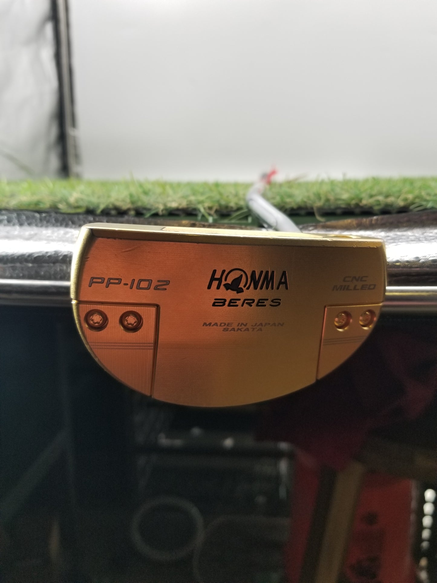 HONMA BERES PP-102 CNC MILLED GOLD PUTTER 35" +HC VERYGOOD