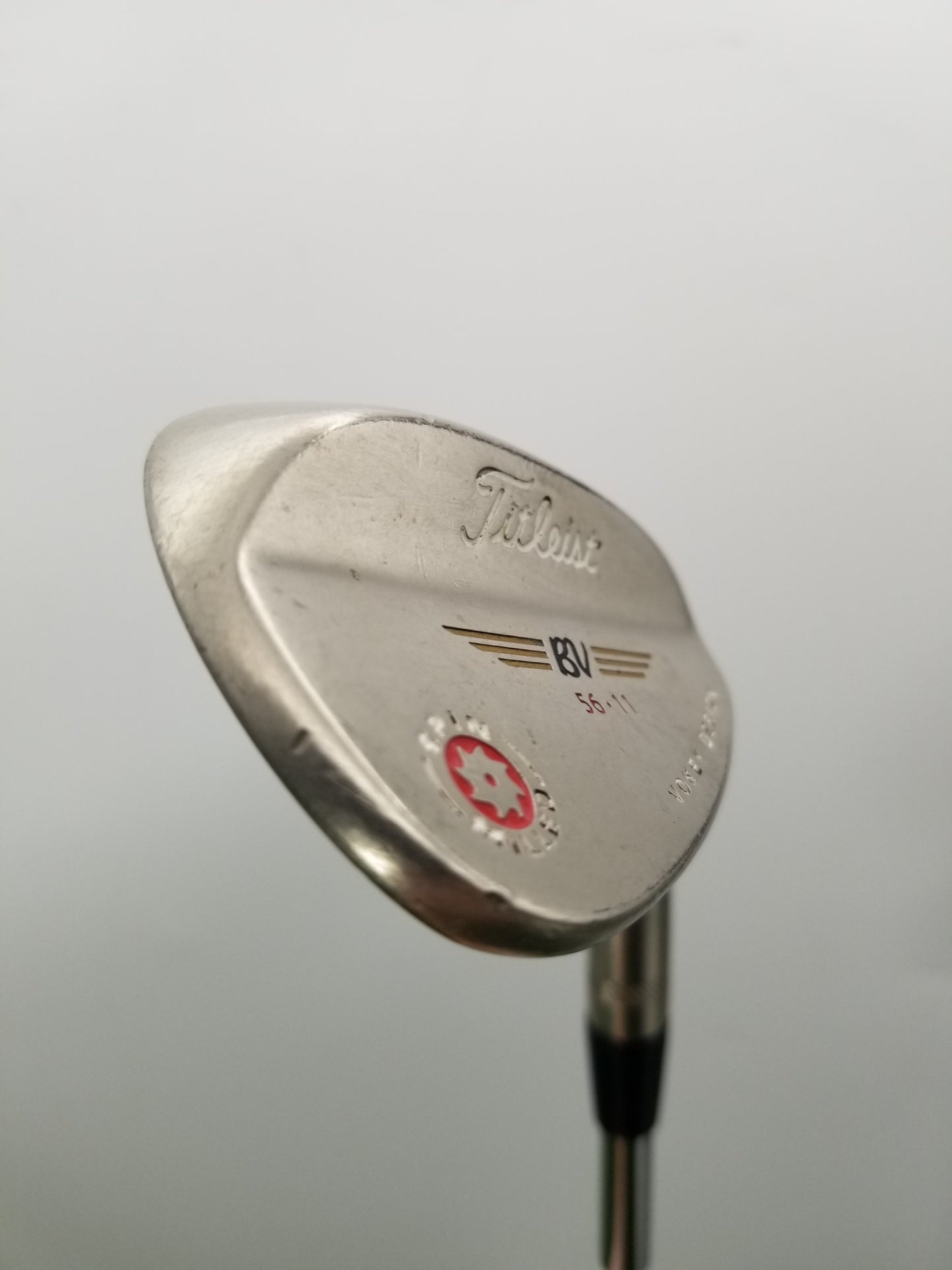 2009 TITLEIST VOKEY SPIN MILLED BLACK NICKEL WEDGE 56*/11 REGULAR FCM 5.5 FAIR