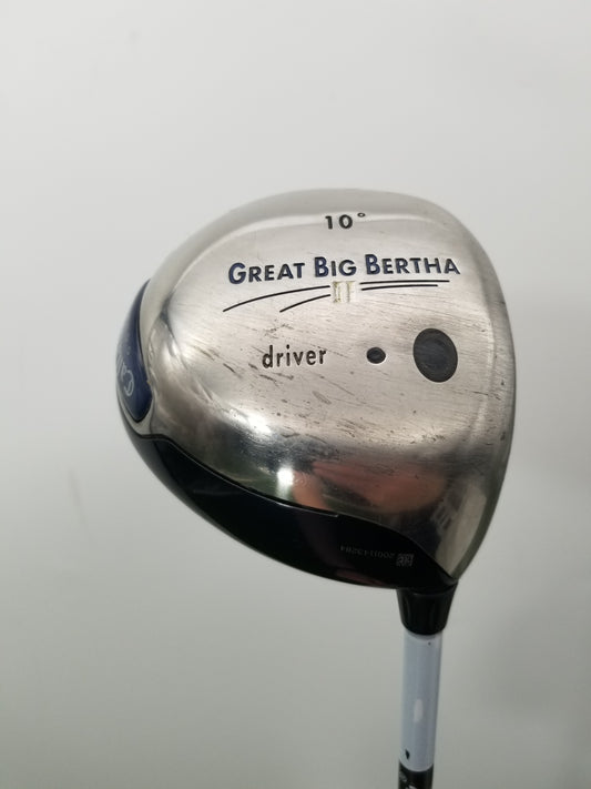 2004 CALLAWAY GREAT BIG BERTHA II DRIVER 10* REGULAR RCH SYSTEM 55 +HC FAIR