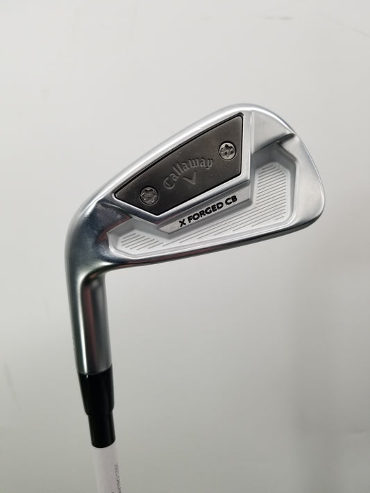 LEFTY 2021 CALLAWAY X FORGED CB 7 IRON REGULAR MITSUBISHI MMT 85 36.5" VERYGOOD