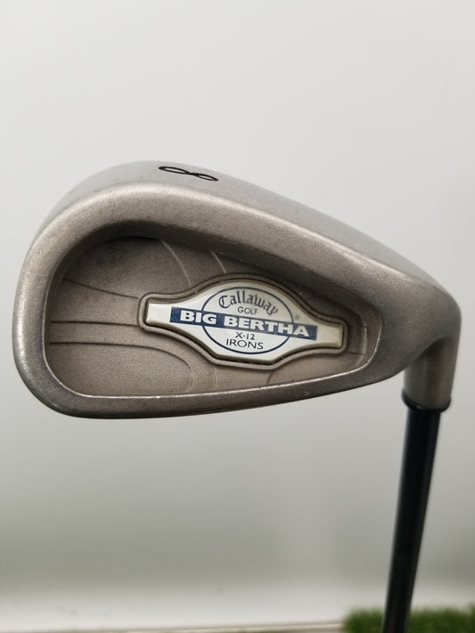 1998 CALLAWAY BIG BERTHA X12 8 IRON LIGHT FLEX GOLF RCH 96 SERIES 36.5" GOOD