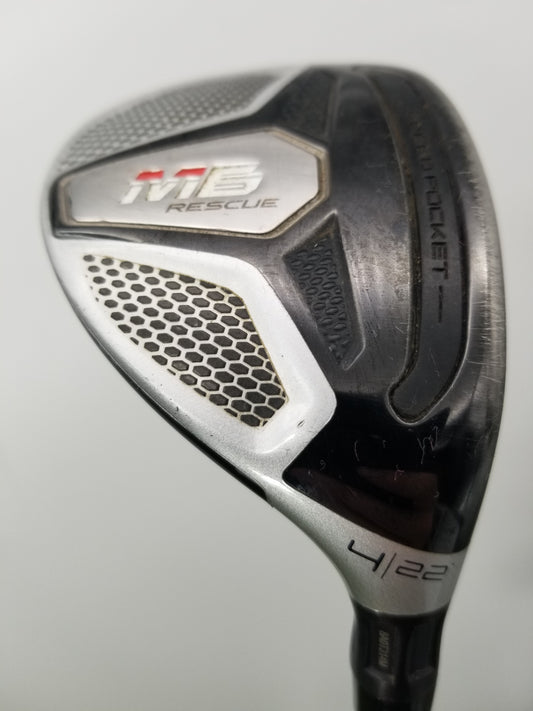 2019 TAYLORMADE M6 4 HYBRID 22* SENIOR FUJIKURA ATMOS ORANGE 5 GOOD